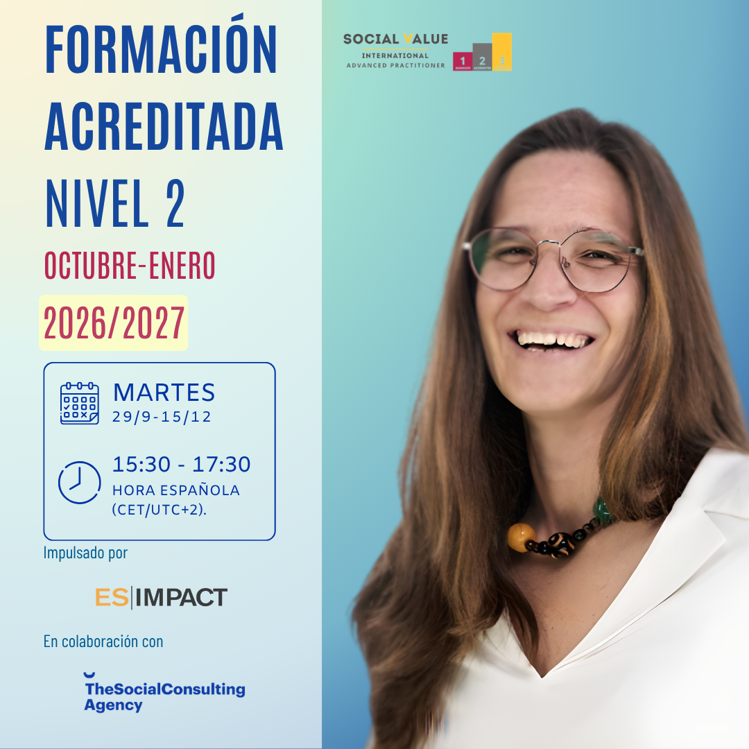 Formación SROI Level 2 — Edición extra octubre 2026–enero 2027